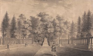 Widok Esq. Ogród Turnera w Valence w hrabstwie Kent
