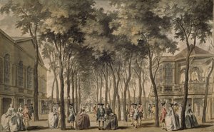 Widok na Grand Walk, Ogrody Marylebone, 1778-86