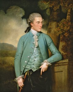 Portret Johna Mortlocka z Cambridge i Abington Hall, Great Abington, Cambridgeshire, 1779 (patrz 197912 dla pary)