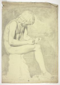 Po Spinario autorstwa John Downman