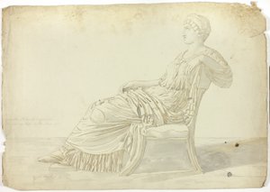 Starożytny posąg Agrypiny autorstwa John Downman