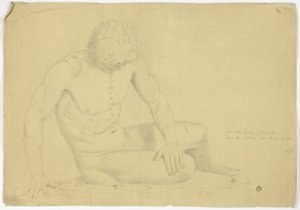 Posąg umierającej Galii autorstwa John Downman