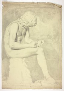 Po Spinario autorstwa John Downman