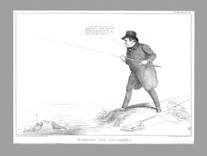 Łowienie Gudgeons, 1835.