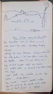 Szkicownik zawierający 60 szkiców i ilustracji, pisma dotyczące farb temperowych i artystów, w tym Botticellego autorstwa John Duncan