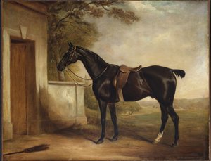 Portret Buckle, pierwszego łowcy lorda Chesham, 1836