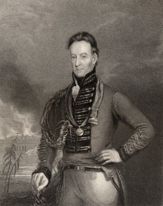 Sir Charles Shipley, gubernator Grenady, rycina H. Cooka, z „Narodowej Galerii Portretów, tom IV”, wydanej ok. 1835 r.
