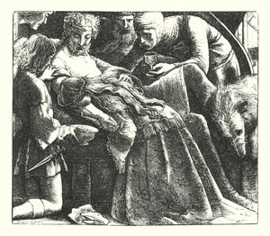 Sen o uczciwych kobietach (grafika) autorstwa John Everett (after) Millais