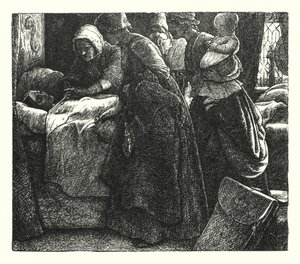 Władca Burleigh (rycina) autorstwa John Everett (after) Millais