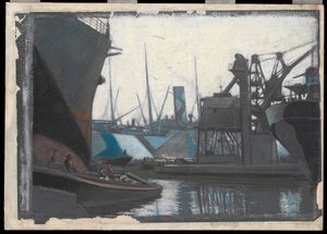 Wyładunek ziarna autorstwa John Everett