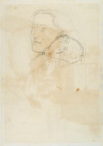 Zaakceptowany, 1853 (pióro i brązowy tusz na papierze tkanym) autorstwa John Everett Millais