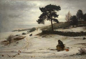 Podmuch zimowego wiatru autorstwa John Everett Millais