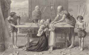 Chrystus w domu swoich rodziców autorstwa John Everett Millais
