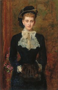 Hrabina de Pourtales, była pani, 1876 autorstwa John Everett Millais