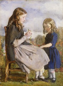 Tkacze girlandy, ok. 1846 r. autorstwa John Everett Millais
