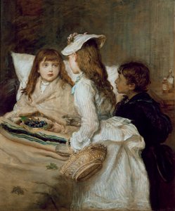 Coraz lepiej, 1876 autorstwa John Everett Millais