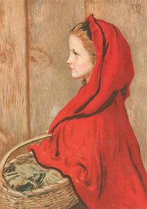 Czerwony Kapturek autorstwa John Everett Millais