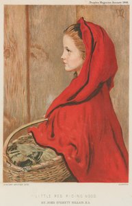 Czerwony Kapturek autorstwa John Everett Millais