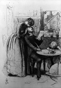 Żonaty z miłości, 1853 autorstwa John Everett Millais