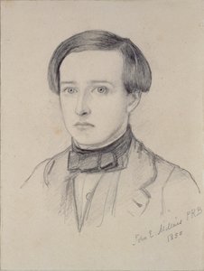 Portret Charlesa Allstona Collinsa, 1850 autorstwa John Everett Millais