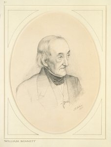Portret Williama Bennetta, 1850 autorstwa John Everett Millais