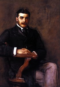 Sir Arthur Seymour Sullivan (1842 - 1900). Obraz J.E. Millaisa. Narodowa Galeria Portretów, Londyn. autorstwa John Everett Millais