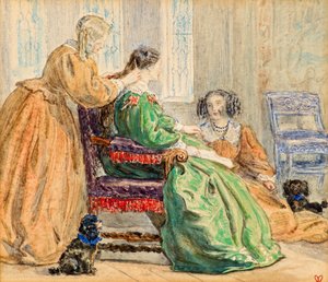 Toaleta autorstwa John Everett Millais