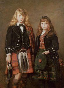 Dwoje dzieci autorstwa John Everett Millais