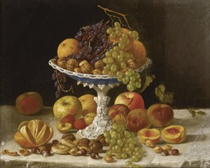Martwa natura z białym kompotem autorstwa John F. Francis