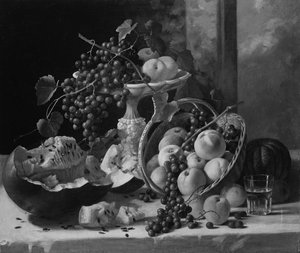 Martwa natura z owocami, ca. 1857.