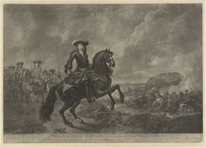 Portret konny Wilhelma III, księcia Orange autorstwa John Faber (II)