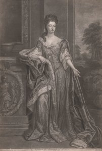 Piękno Hampton Court: Wielce Czcigodna Maria, hrabina Dorset autorstwa John Faber the younger