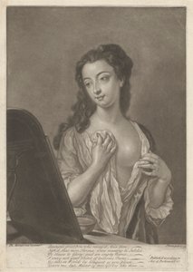 Dama ze szkłem autorstwa John Faber the younger