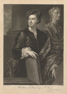Martin Folkes Esq. autorstwa John Faber the younger