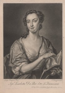 Signa Lisabetta DuParc zwana La Francesina autorstwa John Faber the younger