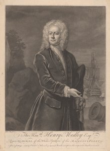 Czcigodny Henry Medley Esq. autorstwa John Faber the younger