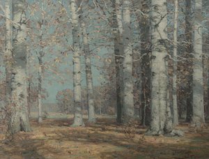 Jesienne buki, ok. 1908-1915 (olej na płótnie)