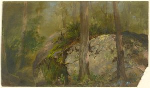 Scena leśna autorstwa John Ferguson Weir