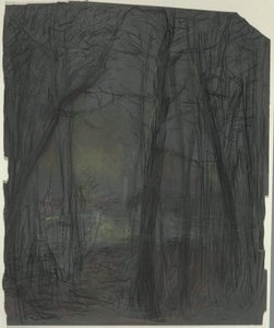 Scena leśna autorstwa John Ferguson Weir