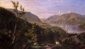 Widok na Highlands z West Point, 1862