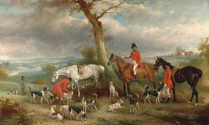 Thomas Wilkinson, MFH, z Hurworth Foxhounds