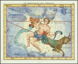 1776 - John Flamsteed - Le Capricorne, et Le Verseau (Koziorożec i Wodnik)