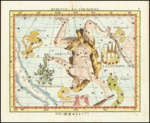 Herkules, Korona autorstwa John Flamsteed