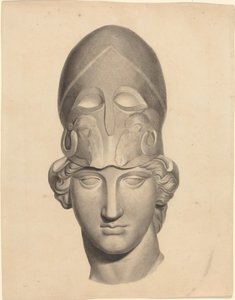 Antyczna głowa z hełmem autorstwa John Flaxman