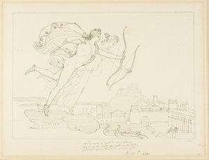 Apollo i Diana autorstwa John Flaxman