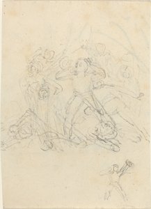 Scena bitwy autorstwa John Flaxman