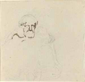 Brodaty Postać autorstwa John Flaxman