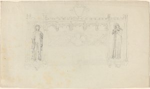 Projekt pomnika Simcoe, katedra w Exeter autorstwa John Flaxman