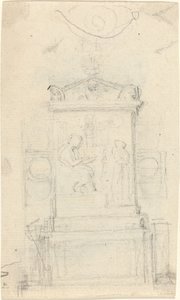 Projekt grobowca dr Josepha Warton autorstwa John Flaxman