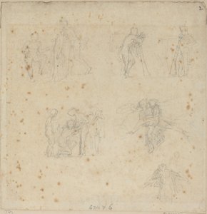 Badania figur autorstwa John Flaxman